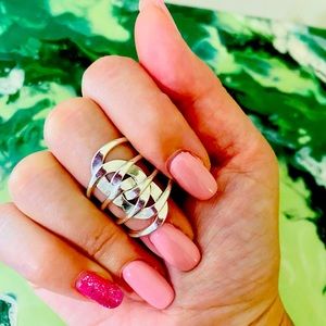 NWOT Silver ring, size 8